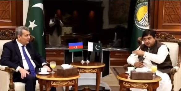 Ambassador Khazar Farhadov Meets Speaker Punjab Assembly Malik Muhammad Ahmad Khan