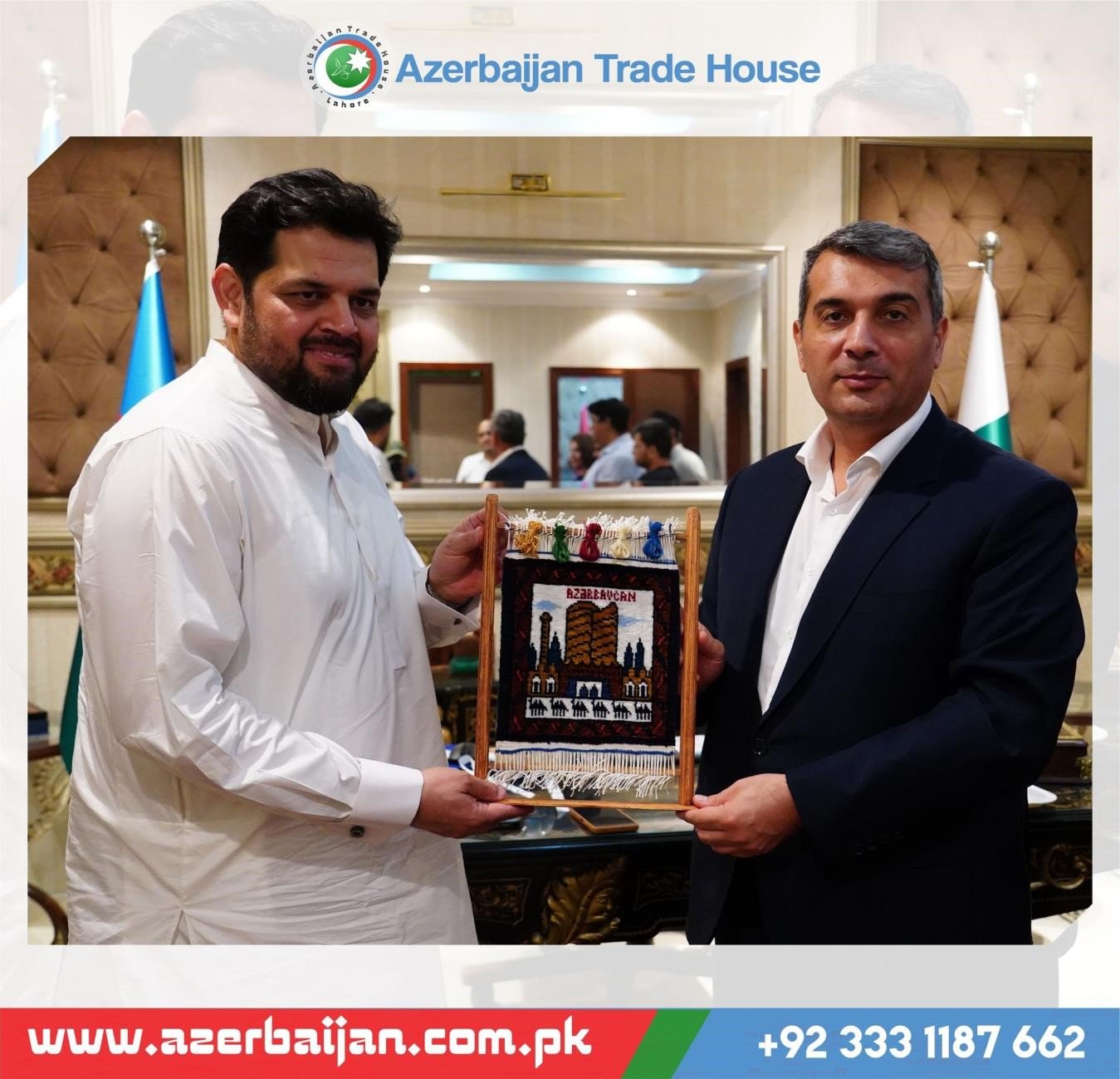 Honoring Leadership: H.E. Khazar Farhadov Awards Adeel Shuja Butt